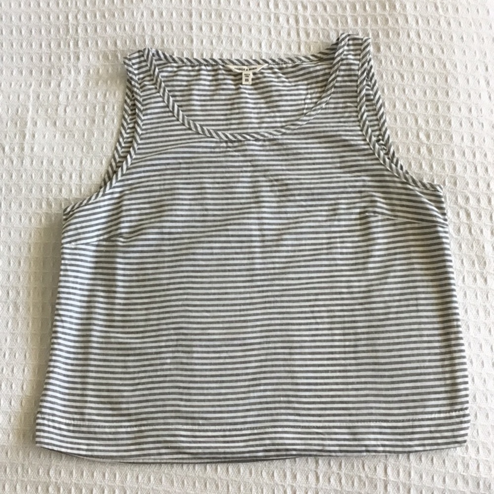 Bridge and Burn Striped Linen Top